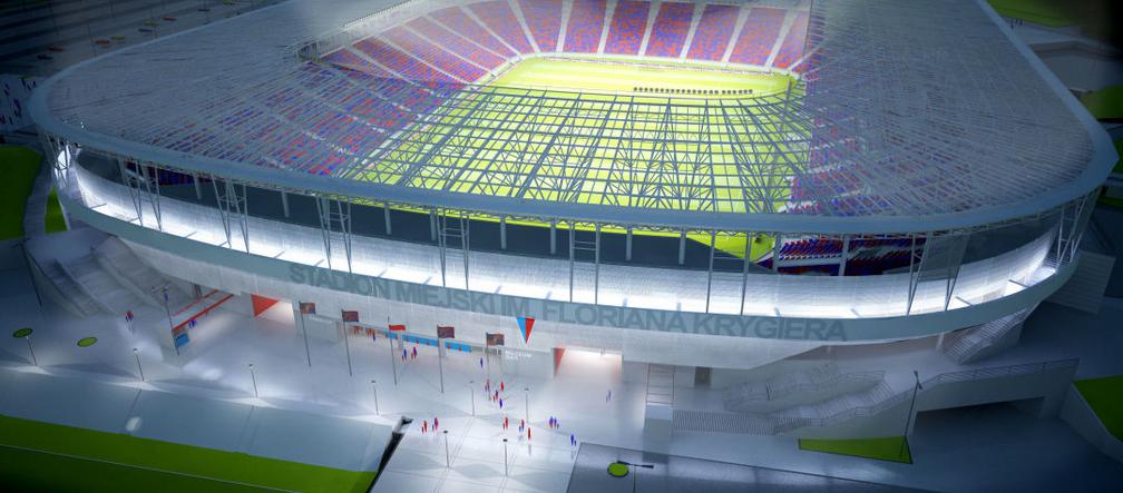 Stadion pilkarski w Szczecinie