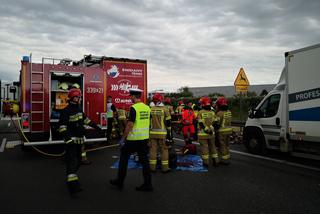  Wypadek na autostradzie A2 pod Poznaniem. Jedna osoba została ranna! 