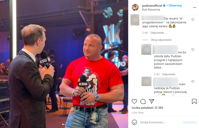 Awantura u Pudzianowskiego