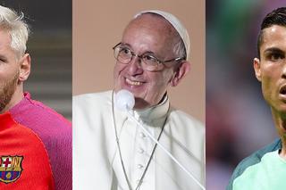 Leo Messi, Cristiano Ronaldo i papież Franciszek