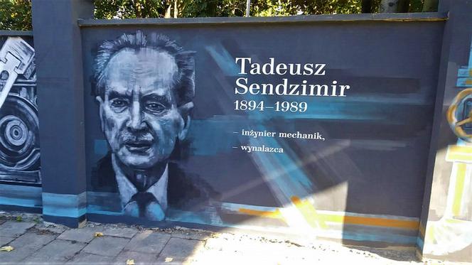 Mural na ulicy Chmielewskiego
