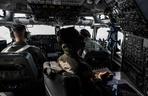 kabina pilotów E-3A AWACS należącego do NATO