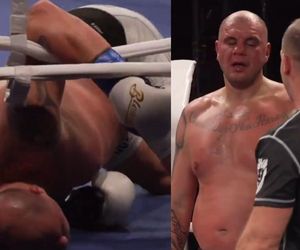 Tomasz Sarara padł na deski po potwornym ciosie. Nagle wydarzył się cud! Polska gwiazda jak Tyson Fury