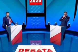 Karol Nawrocki na debacie prezydenckiej 2025