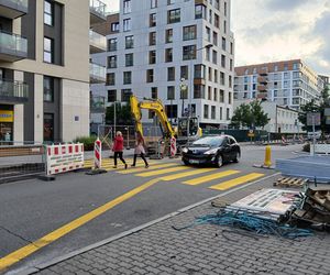 Przebudowa ul. Okrzei w Warszawie