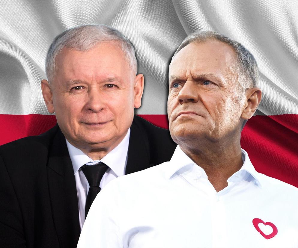 Kaczyński zadowolony, Tusk zły