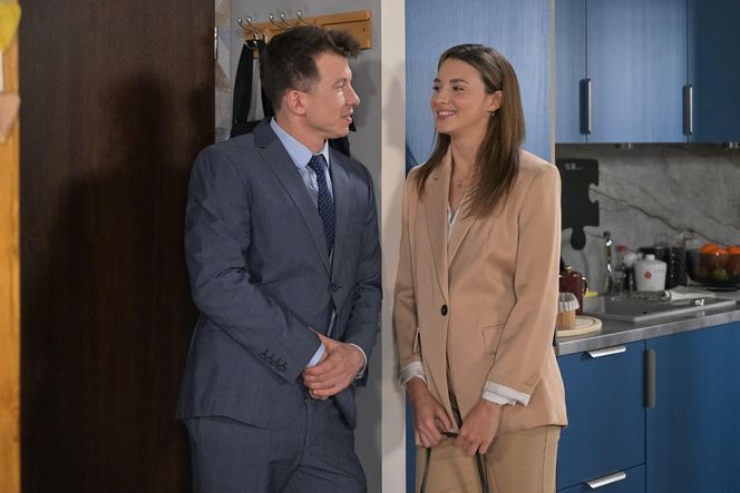 Pierwsza miłość po wakacjach 2025. Iga (Waleria Gorobets), Alan (Alan Andersz)