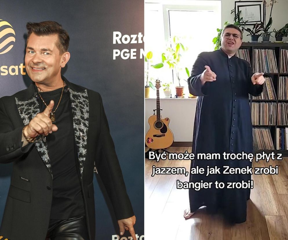 Ksiądz Krzysztof Kołtunowicz bez skarpetek wygłupia się przy kawałku Zenka Martyniuka