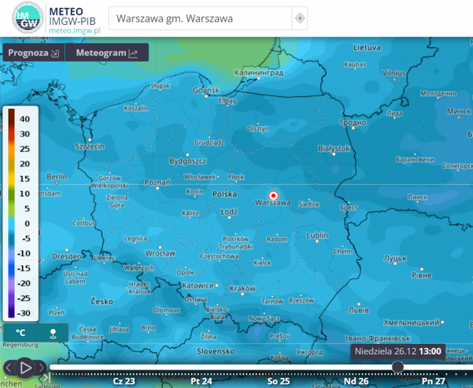   W tej części Polski święta będą białe! IMGW opublikowało najnowszą prognozę pogody na Boże Narodzenie 2021