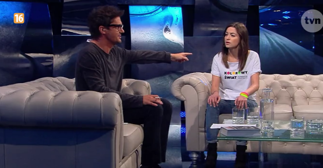 Agnieszka Więdłocha w programie Kuby Wojewódzkiego 