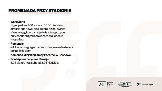 Dni Sosnowca 2025. Szczegółowy program wydarzeń