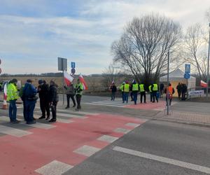 Protest rolników w Medyce