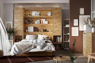 Półkotapczan, łóżko w szafie