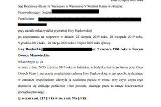 Brodnicka przegrała w sądzie z Piątkowską