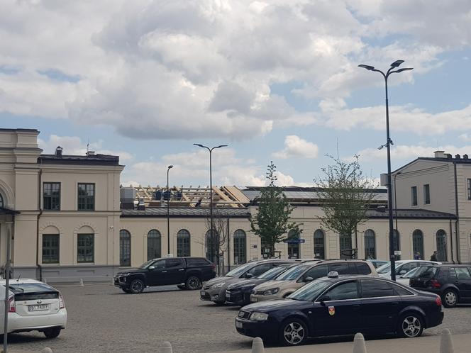 Białystok. Budowa przy dworcu PKP. Zobacz galerię z postępów prac [ZDJĘCIA]