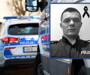 Tragiczna śmierć młodego policjanta. Asp. Kamil miał 39 lat