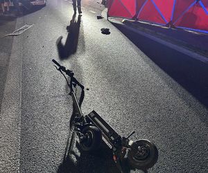 Wypadek w miejscowości Błonie-Wieś. Nie żyje dwóch użytkowników hulajnogi
