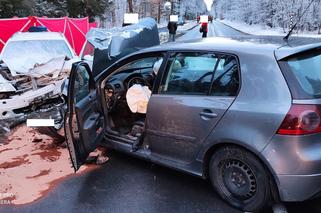 Tragiczny wypadek pod Lesznem, nie żyje roczne dziecko