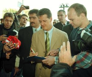 Michael Schumacher w Warszawie (1998 r.)