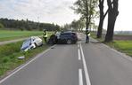 Wypadek na trasie Działdowo-Kozłowo. Dwie osoby w szpitalu