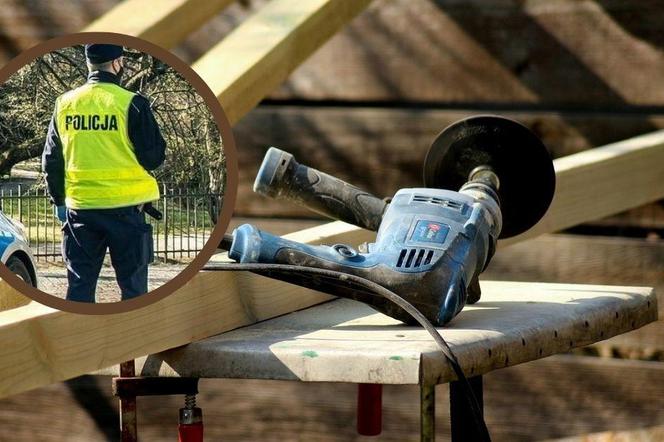 Złodziej ukradł elektronarzędzia i schował je w krzakach. Policja zastawiła na niego zasadzkę