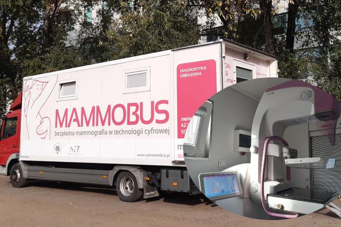 Mammobus i aparat do mammografii