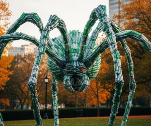 Gigantyczny pająk w Lublinie. Kto stoi za tą zaskakującą instalacją?