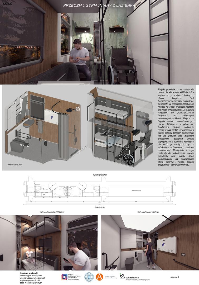 Tak mogą wyglądać wagony przyszłości.