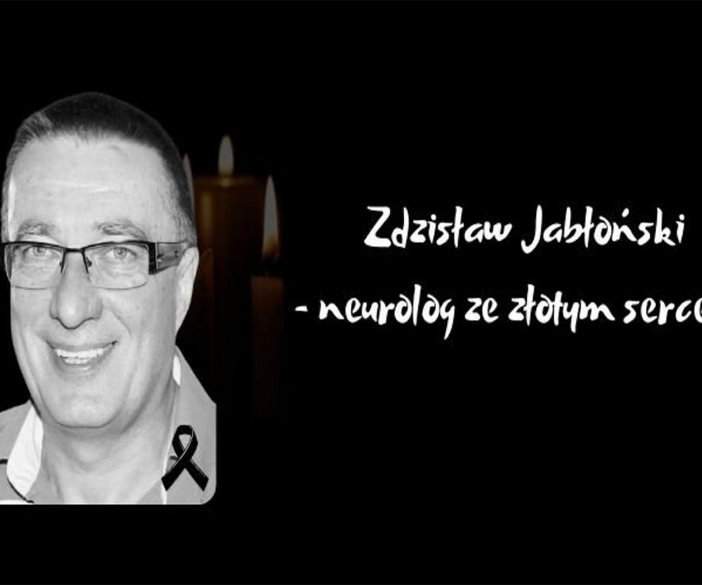 Nie żyje dr Zdzisław Jabłoński. Mimo choroby do końca ratował pacjentów. Kiedy pogrzeb wybitnego neurologa?