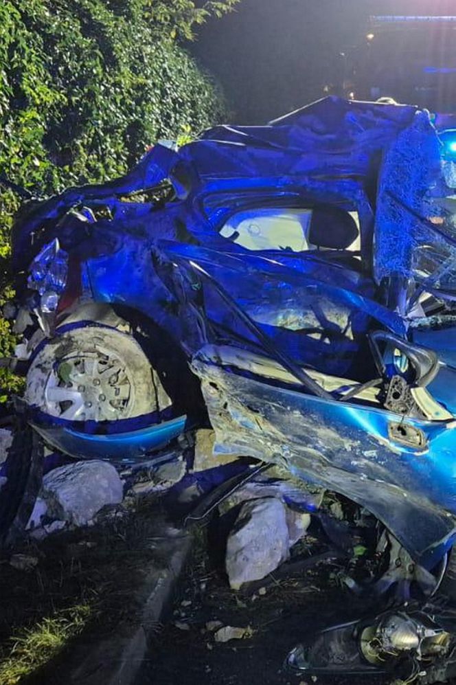 Śmiertelny wypadek pod Zgierzem. 20-latka nie żyje. Kierujący ranny