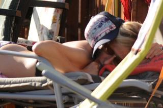 Patrycja Markowska  na skuterze 