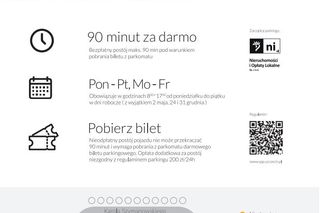 Niestrzeżony Parking Rotacyjny przy urzędzie miasta