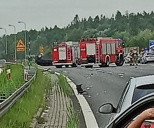 Wypadek na autostradzie A4