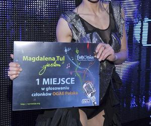 Magdalena Tul podczas preselekcji do Eurowizji 2011