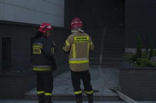 Białystok. Pożar w biurowcu przy ul. Świętojańskiej. Ewakuacja pracowników
