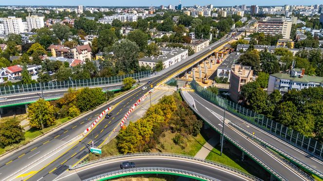 Remont wiaduktów Trasy Łazienkowskiej w Warszawie