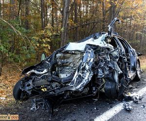 Tragiczny wypadek w Bąkowie na DK11