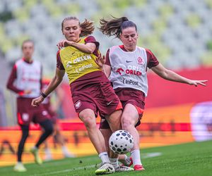 Marta Nawrocka na zgrupowaniu piłkarskiej reprezentacji kobiet