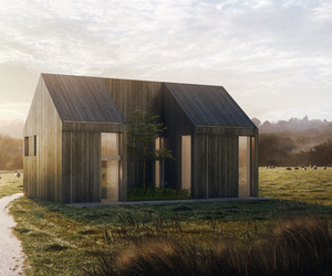 Duality Cube Haus by Faye Toogood charred wood exterior option_Visualisation by Edit.rs (Copy)