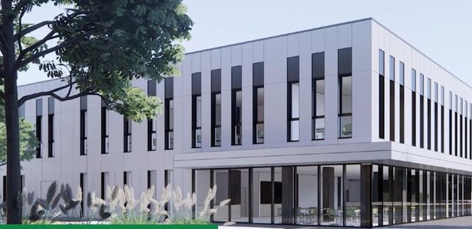 Wizualizacja Centrum Dydaktyczno-Egzamicyjnego UMB