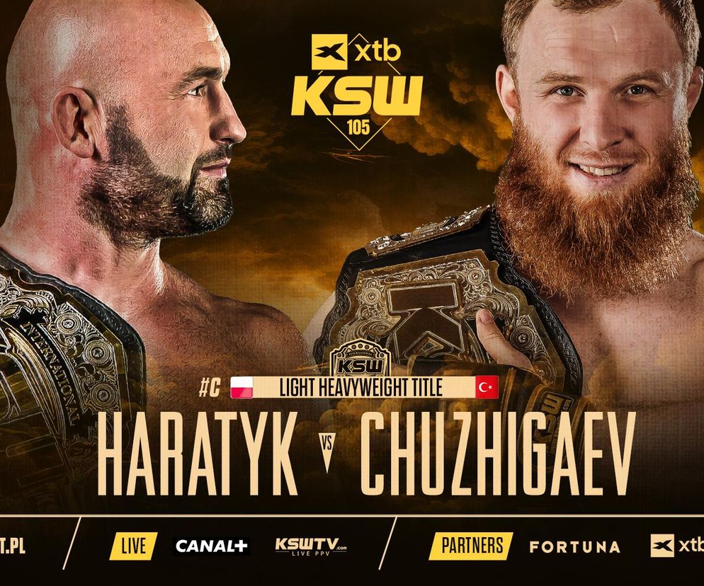 Rafał Haratyk - Ibragim Chuzhigaev na XTB KSW 105