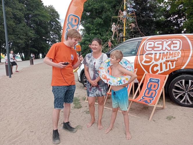 Eska Summer City Olsztyn. Pomarańczowa ekipa na Plaży Miejskiej