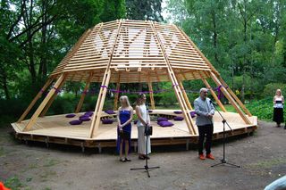 Pawilon Wspólnoty | Projekt „Stawiamy_” Politechniki Warszawskiej