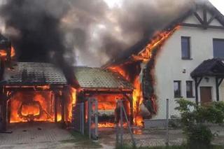 Dwa domy stanęły w ogniu. Dzieci miały rozpocząć rok szkolny. Niestety, wszystko spłonęło