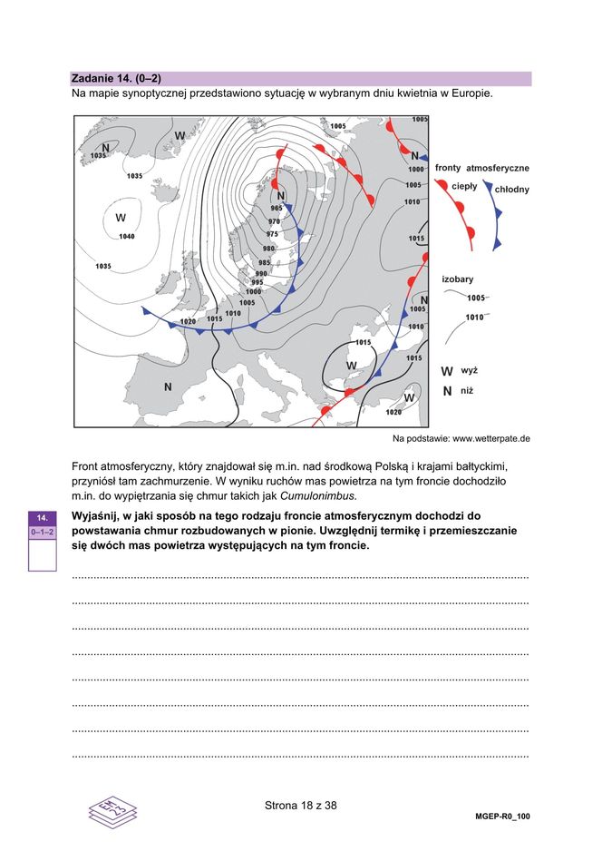 Matura 2025 geografia - odpowiedzi, arkusz CKE  15.05.2025 - Formuła 2023	