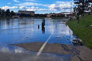 Fala kulminacyjna na Wiśle w Krakowie