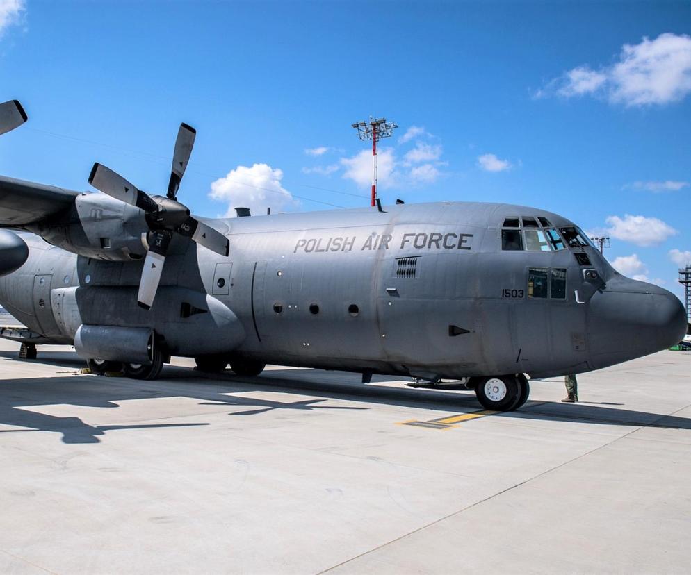 Polski samolot transportowy C-130E Hercules 
