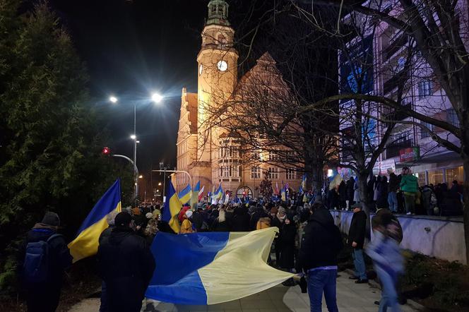Wiec poparcia dla Ukrainy w Olsztynie