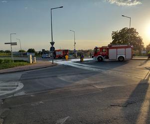 Pożar niopodal Targowiska w Starachowicach