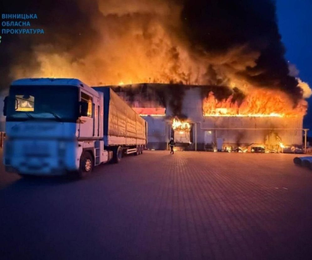 Zaatakowane przez rosyjskie drony zakłady Barlinka na Ukrainie